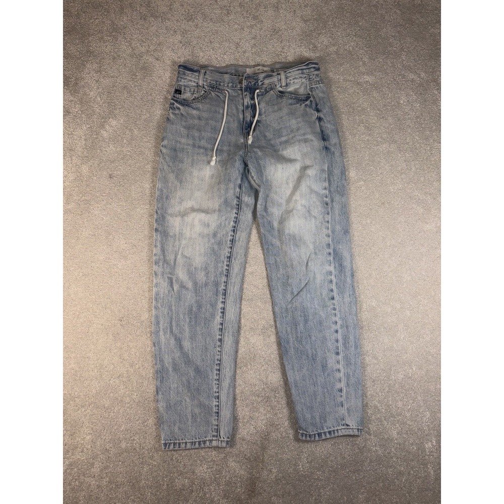 kancan straight leg drawstring jeans womens 5/26